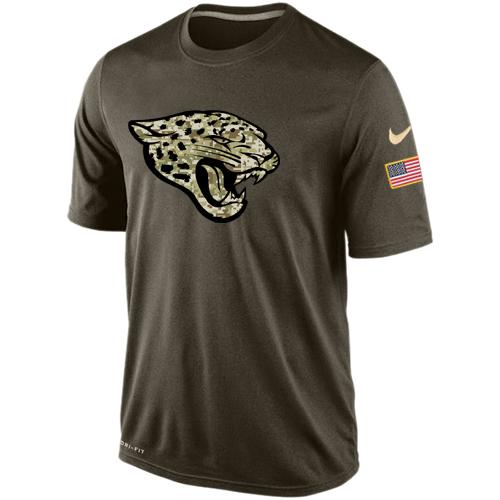 Men's Jacksonville Jaguars Salute To Service Nike Dri-FIT T-Shirt - Click Image to Close